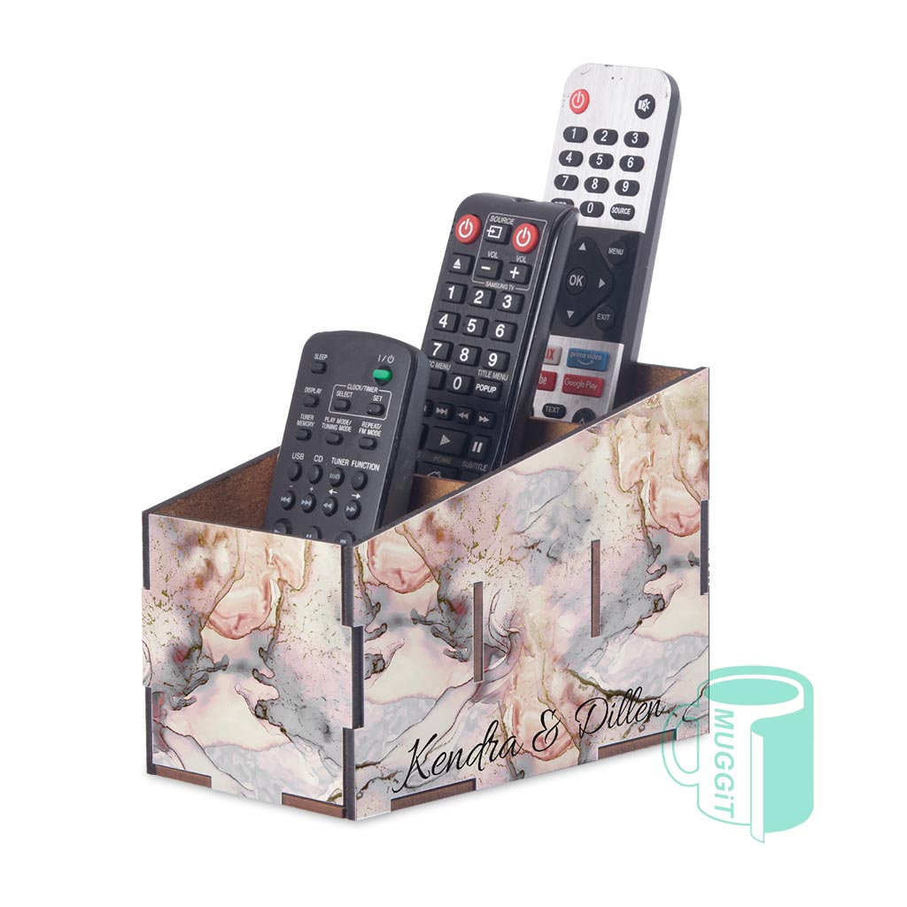 Wood Tv remote control holder / organizer