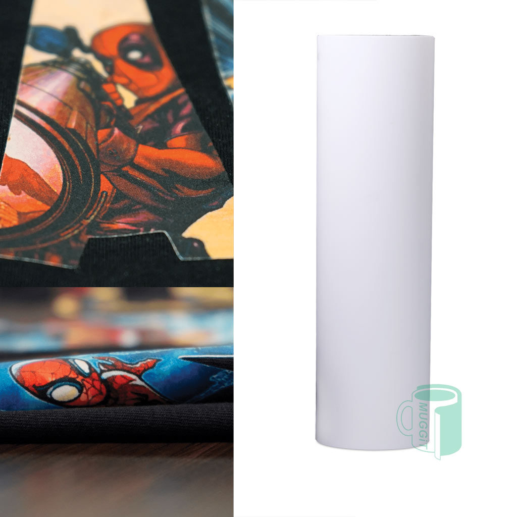 Sublimation flock heat transfer vinyl feels soft to the touch with a velvet finish