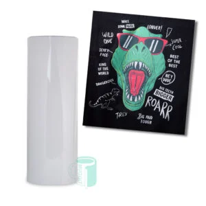 White Sublimation Heat Transfer Vinyl provides a glossy look on projects , business on t-shirts, hoodies, denim with text, patterns, logos & photo prints.