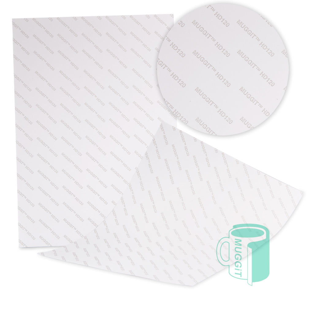 Muggit-TP-Sub-Muggit-HD Muggit High Definition Sublimation Paper for Sawgrass™, Ricoh and Epson®and Brother sublimation printers. Sizes ; A4 & A3 Sheets in packs of 10, 50 110, and 500