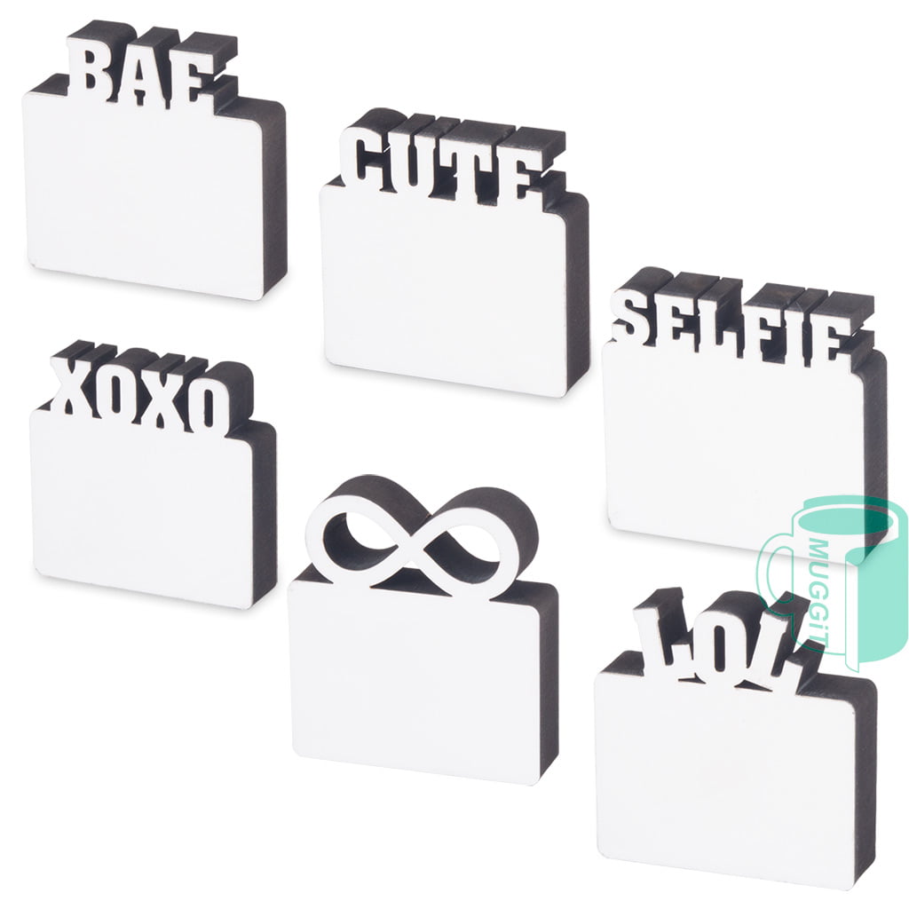 Mini Wood Photo Block Frame Laser cut unique shapes, the16mm frame stands securely & promise rich colour and exceptional detail to preserve memories