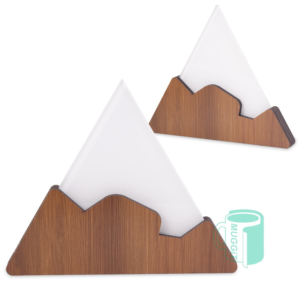 Muggit-3D-Multi-Layer-Trophy-Large Combo Trophy Large 3D Wood and Sublimer is Triangular shaped with ample sublimation space, it measures 213mm x 178mm Stock this winner for awards season.