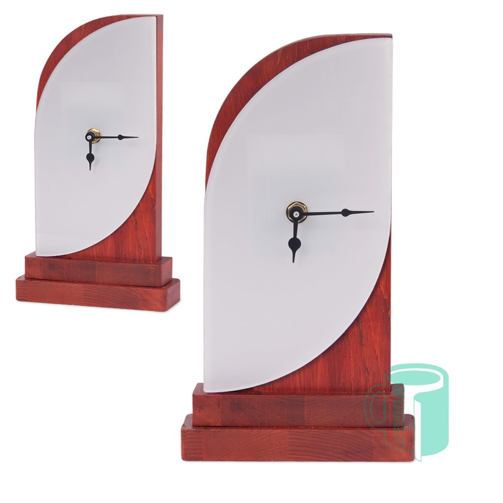 3D-Sublimation-Trophy-Clock 3D Trophy Clock Wood with Sublimer Face Introducing our 3D Wooden Clock Trophy – where time meets achievement! 2-Tone Sublimer face. Trophy size - 283 x 147mm.