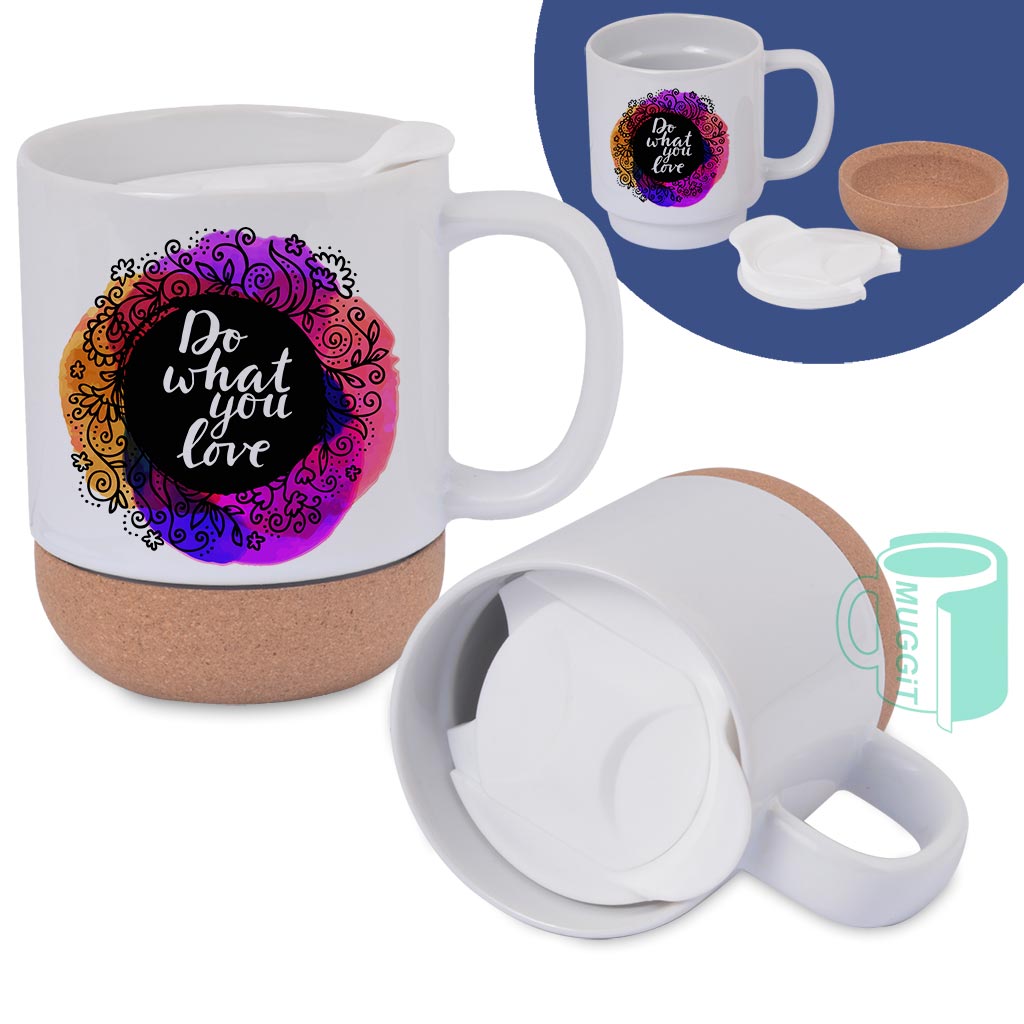 Mug-White-With-Cork-Base.... Mug White With Cork Base 3