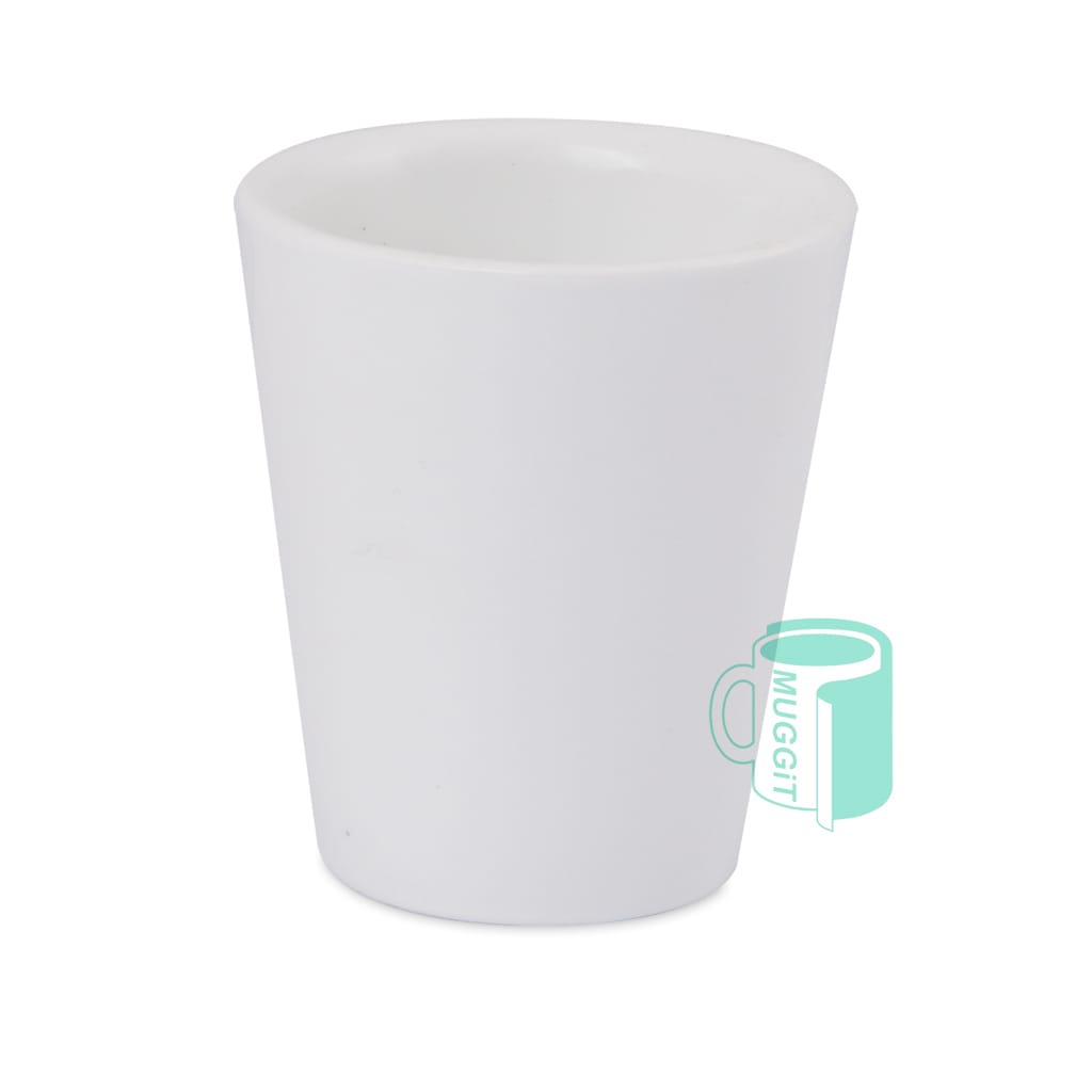 Shot-glass-Ceramic-2oz Shot Glass Ceramic 2oz - White Printable 2oz Ceramic Shot Glass For use with Sublimation.