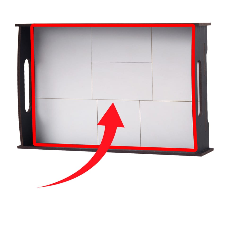 Extra Sublimation Tray Insert Set. Consists of 1 set.