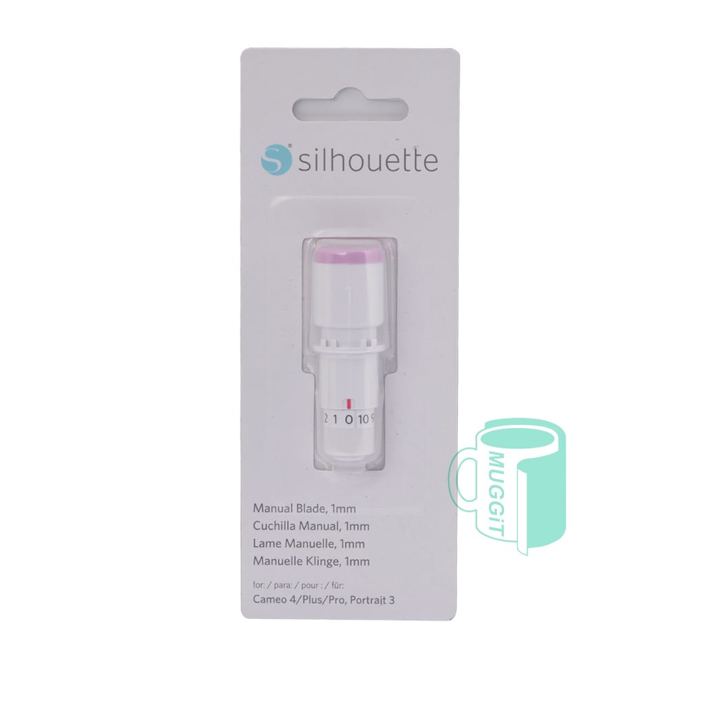 Blade for Vinyl Cutter Cameo 4 and 5 - 1mm cut materials with a thickness of up to 1 mm, fits the Silhouette Portrait 3, Cameo 4 & 5 machines without adapter