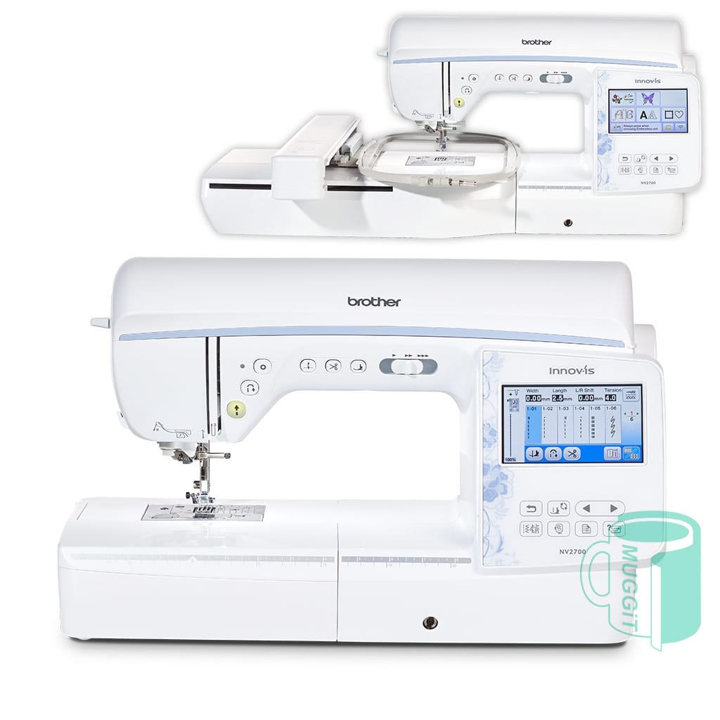 Sewing and Embroidery Machine Brother NV2700 -Combination Machine 258 Built-in embroidery patterns, 281build in stitches, 13 Built-in embroidery, 5 sewing fonts