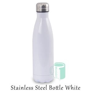 Cola Shaped Water Bottle White AAA+ grade 500ml Cola shaped Water Bottle - White coated. For use with Sublimation & Laser. FOOD SAFE