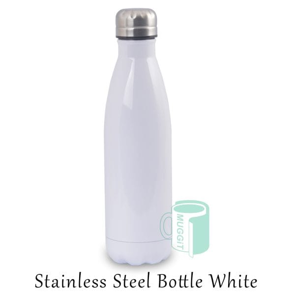 Cola Shaped Water Bottle White AAA+ grade 500ml Cola shaped Water Bottle - White coated. For use with Sublimation & Laser. FOOD SAFE