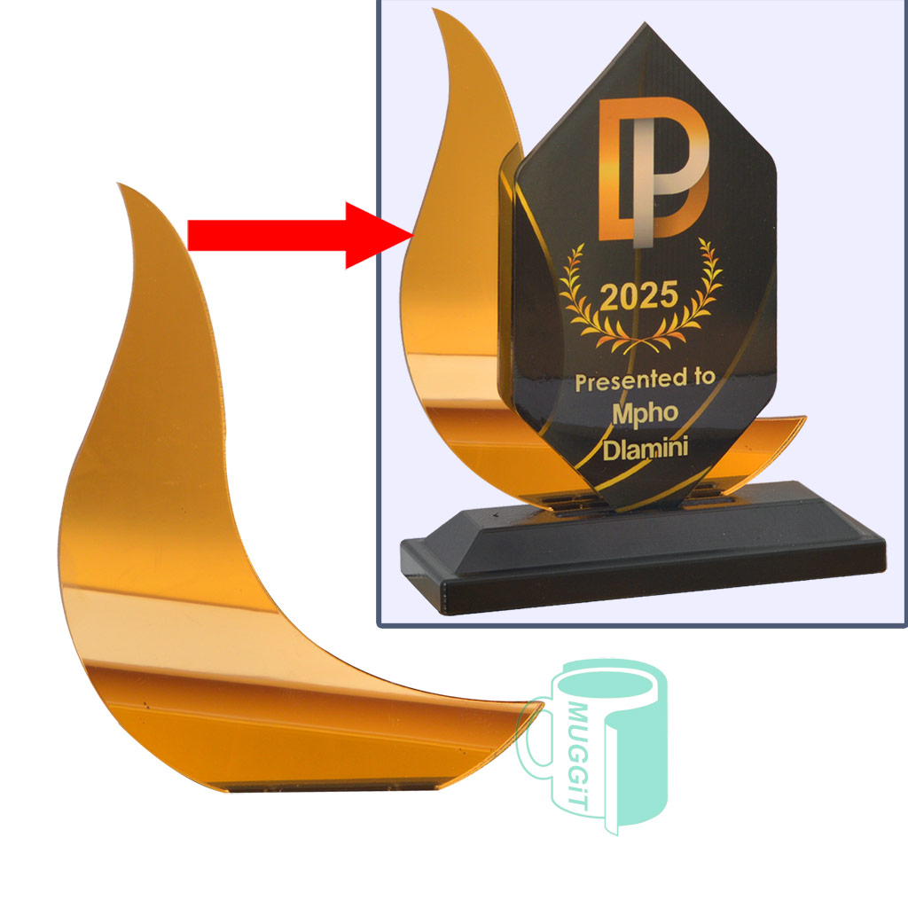 DIY Trophy Flame Gold