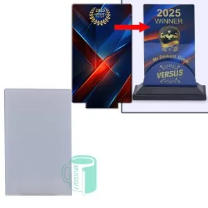 DIY Trophy Rectangle Large no more trophies in a specific shape or size purchase the trophy base & inserts in various shapes and sizes separately - (94 x 146mm)