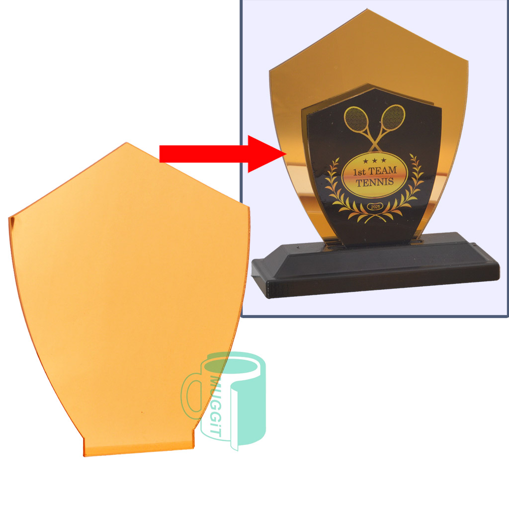 DIY Trophy Shield Gold M