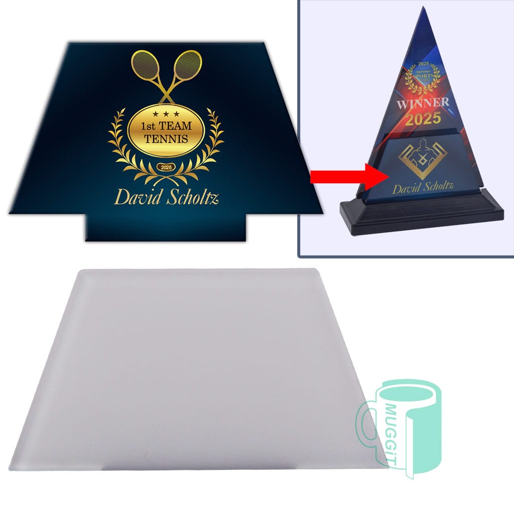 DIY Trophy Triangle Half