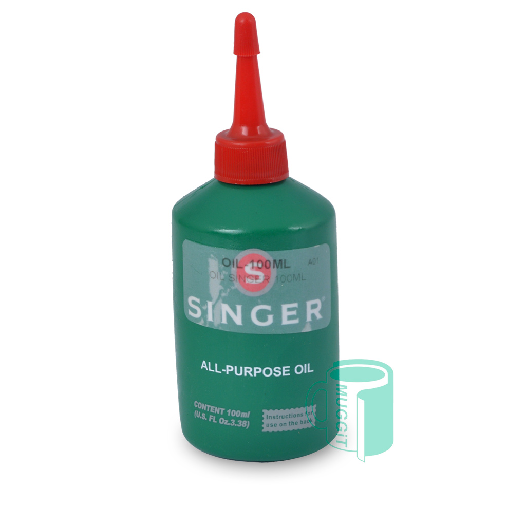 Singer Machine Oil - 100 ml bottle is a highly-refined, mineral-based lubricant specially designed for use in sewing and embroidery machines