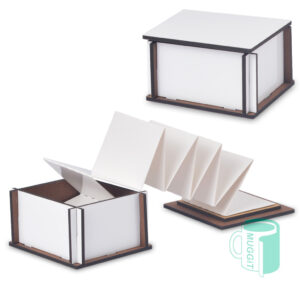Keepsake Photo Box with Photo paper insert 83 x 83 x 45mm. For sublimation only