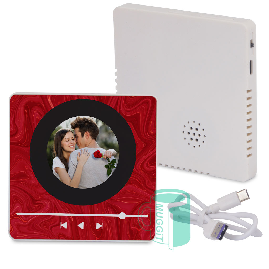 Fridge Magnet Music White