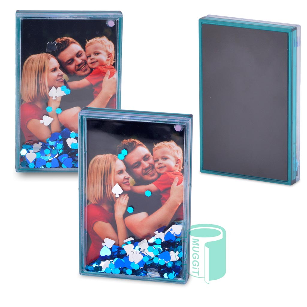 Fridge Magnet Snow Globe Frame 1