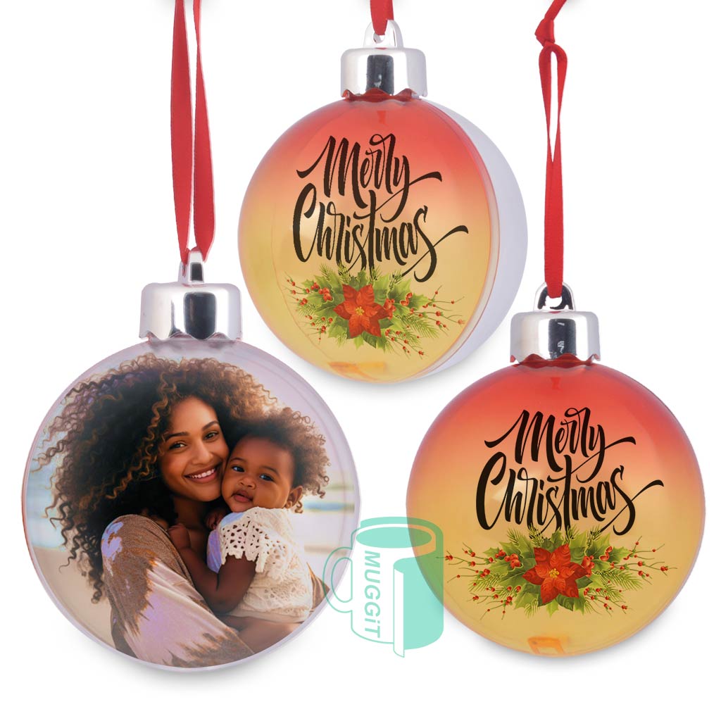 Photo Xmas Bauble Sunset 1