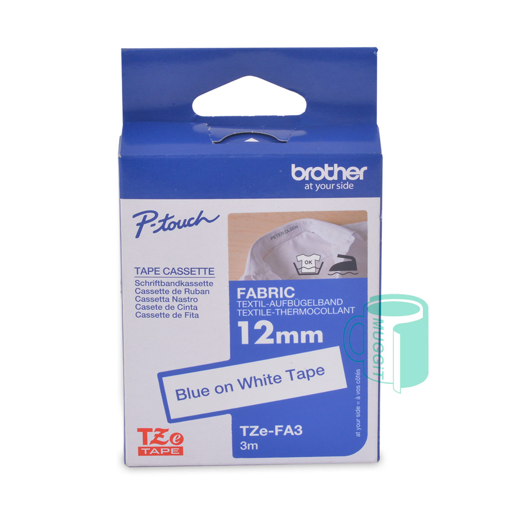 BROTHER TZ Fab Tape 12mm BL W