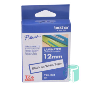 BROTHER TZ Tape 12mm B W