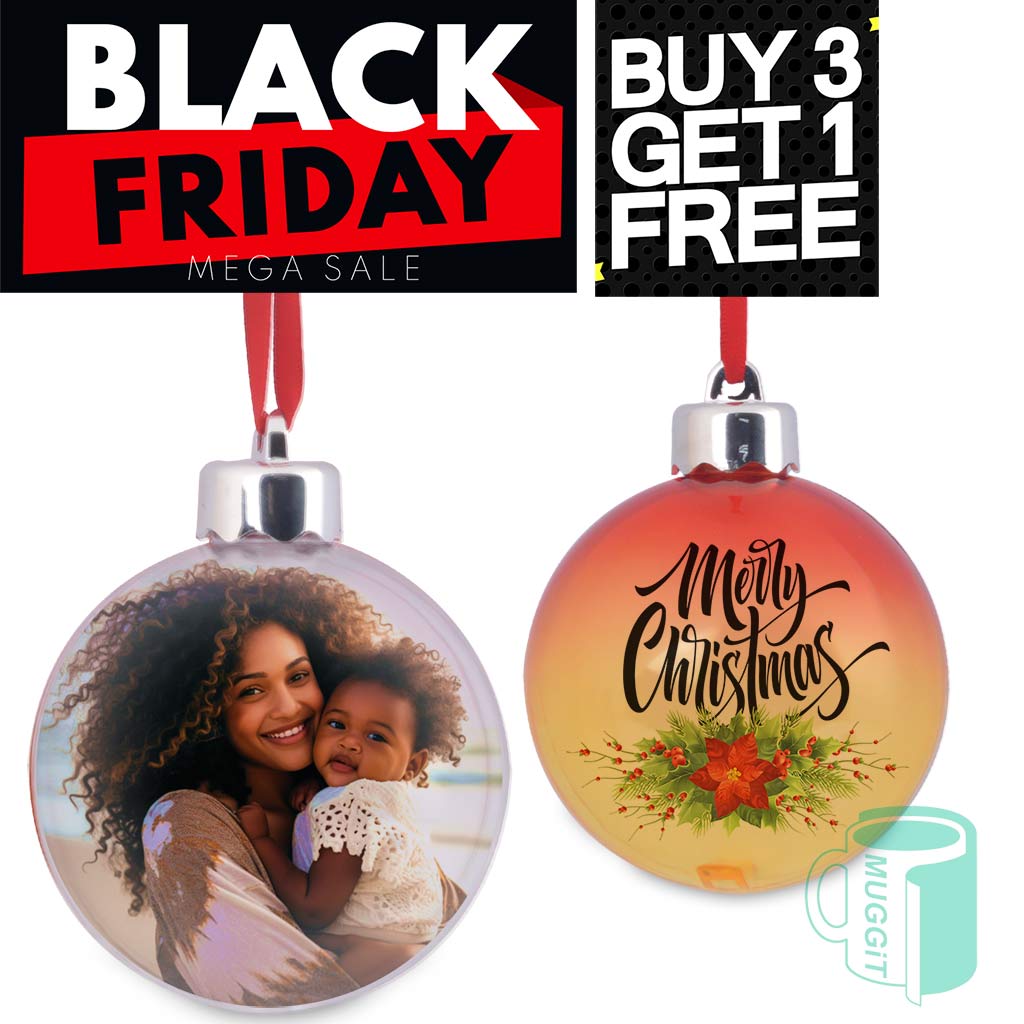 Photo Xmas Bauble Sunset BLACK FRIDAY