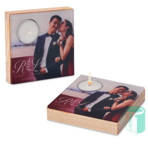 Sublimation Candle Holder Squar