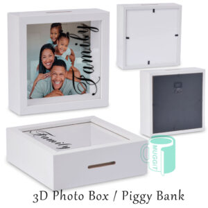 3D Photo Box or Piggy Bank 1