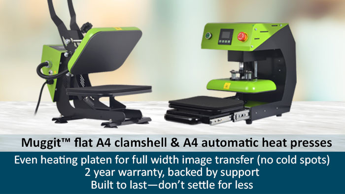 Press A4 Automatic & Press A4 Clam heat press