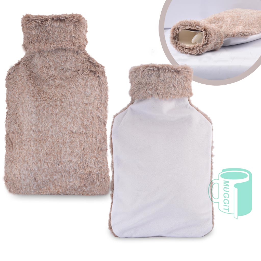 Hot Water Bottle 2L Brown