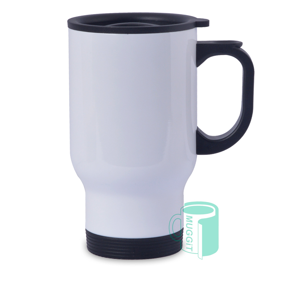 Mug Econo Travel Mug White
