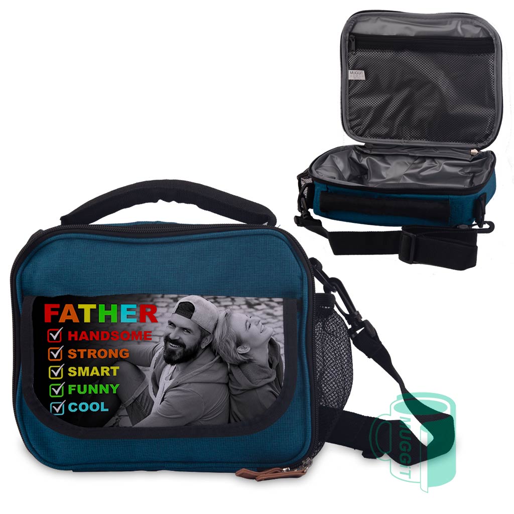 Lunch Box Cooler Bag Navy 1