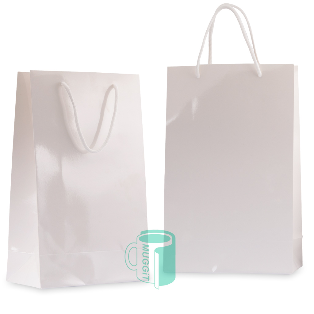 10pcs White Sublimation Gift Bag - Image 2